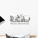 Historic illustration of extension county agent with group of farmers Wall Decal