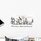 Historic illustration of extension county agent with group of farmers Wall Decal