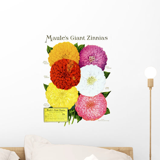 Historic Maule's seed catalog Wall Mural