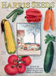 Historic Harris seeds catalog with illustration of vegetables Wall Mural