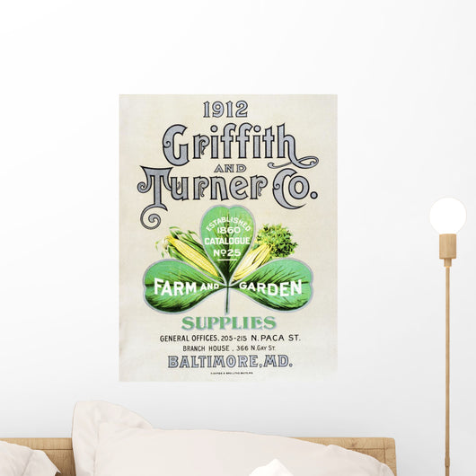 Historic Griffith and Turner Co farm and garden supply catalog Wall Mural