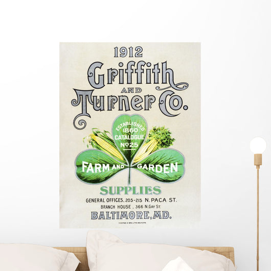 Historic Griffith and Turner Co farm and garden supply catalog Wall Mural