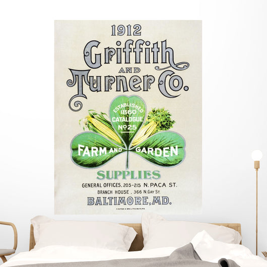 Historic Griffith and Turner Co farm and garden supply catalog Wall Mural