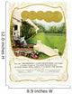 Historic Henderson lawn grass seed advertisement from 20th century Wall Mural