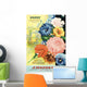 J Mann's seed catalog with illustration of flowers from 20th century Wall Mural