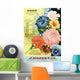 J Mann's seed catalog with illustration of flowers from 20th century Wall Mural