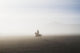 Man riding a horse in the Tengger Sand Sea Wall Mural