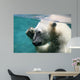 polar bear waving Wall Mural