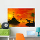 Dinosaur World Wall Mural