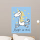 Vintage Typography Poster with Wall Mural