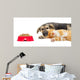 Kitten and Puppy Sleeping Wall Mural