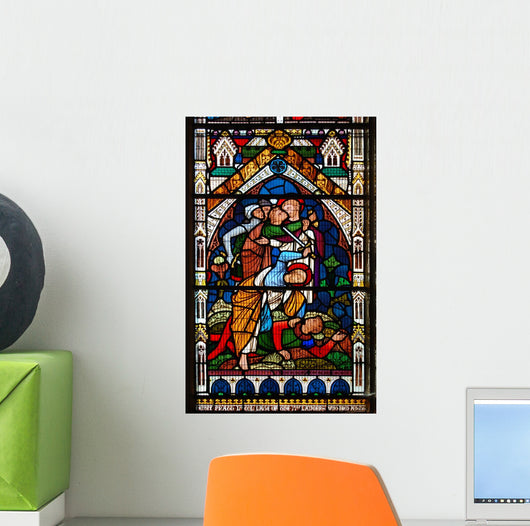 Stained Glass in the Cathedral Church Wall Mural