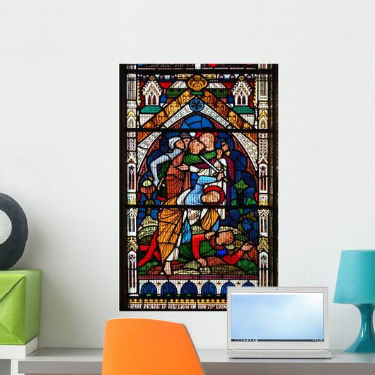 Stained Glass in the Cathedral Church Wall Mural