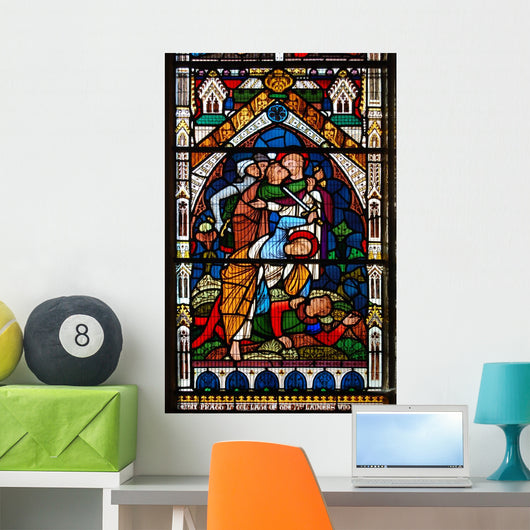 Stained Glass in the Cathedral Church Wall Mural