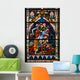 Stained Glass in the Cathedral Church Wall Mural