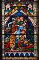 Stained Glass in the Cathedral Church Wall Mural
