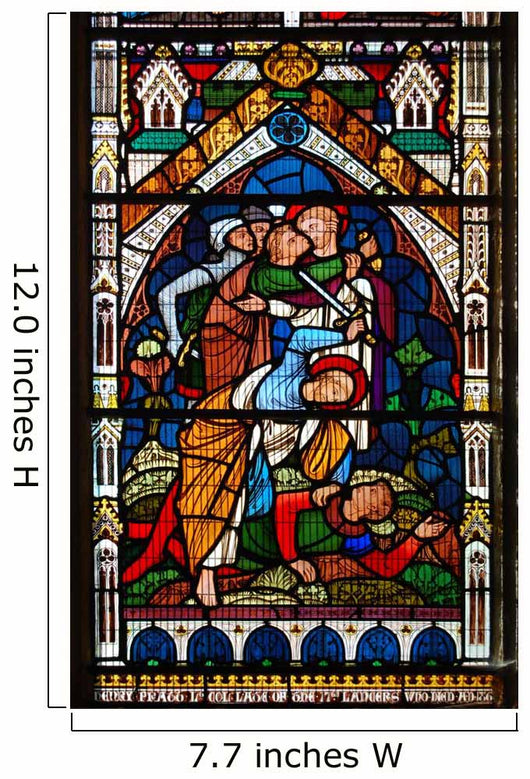 Stained Glass in the Cathedral Church Wall Mural