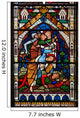 Stained Glass in the Cathedral Church Wall Mural