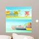 Miami Beach Horizontal Banners Wall Mural