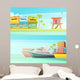 Miami Beach Horizontal Banners Wall Mural