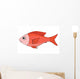 Red Fish Hand Drawn Wall Mural