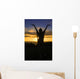 Woman Silhouette Sunset Wall Decal Design 5