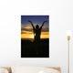 Woman Silhouette Sunset Wall Decal Design 5