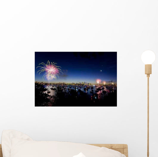 Sydney Harbour New Years Wall Mural