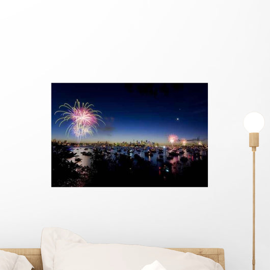 Sydney Harbour New Years Wall Mural