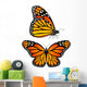 Two Monarch Butterflies Wall Decal Sticker Set