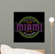 Miami Florida Linear Logo Wall Mural