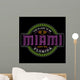 Miami Florida Linear Logo Wall Mural