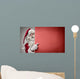 Pointing Red Cardboard Wall Mural