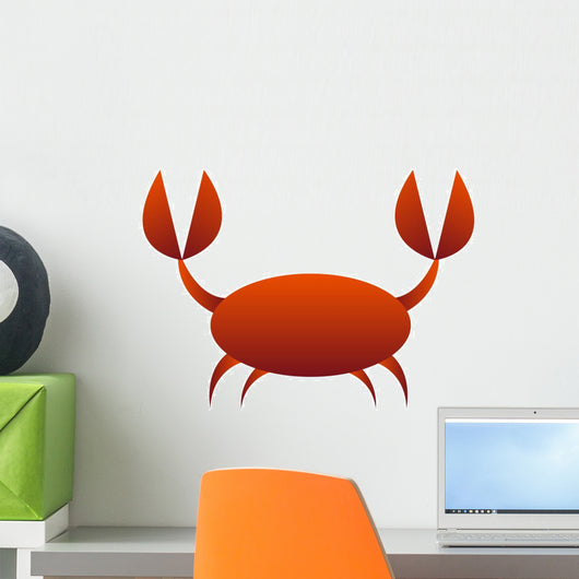 Crab Logo Wall Decal