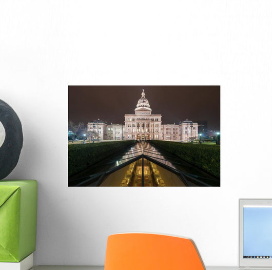 Texas State Capital Wide Wall Decal