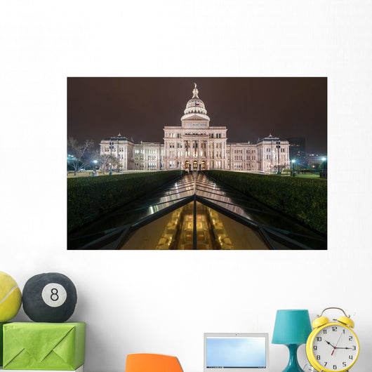 Texas State Capital Wide Wall Decal