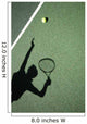 Tennis Serve Wall Mural