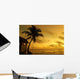 Caribbean Sunset Wall Decal Design 1