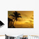 Caribbean Sunset Wall Decal Design 1