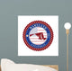Label Sticker Cards State Wall Mural