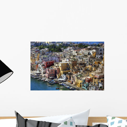 Procida Corricella Wall Decal Design 3