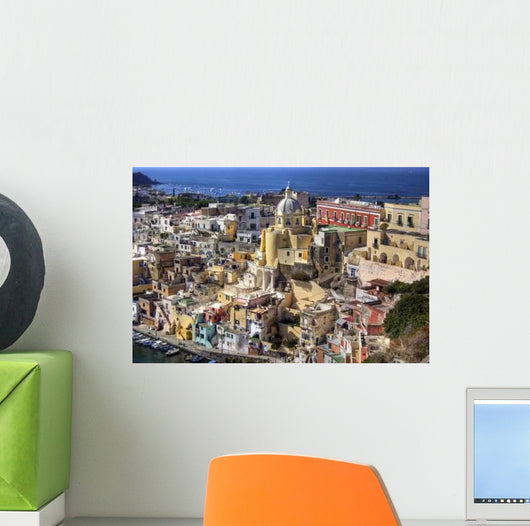 Procida Corricella Wall Decal Design 1