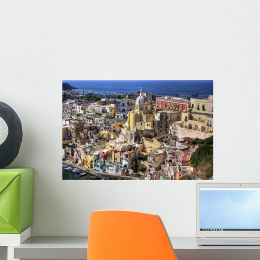 Procida Corricella Wall Decal Design 1