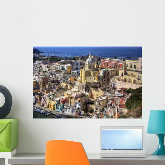 Procida Corricella Wall Decal Design 1