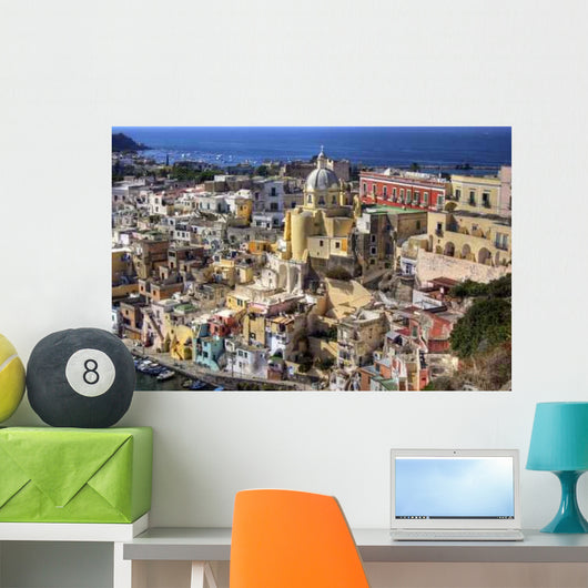 Procida Corricella Wall Decal Design 1