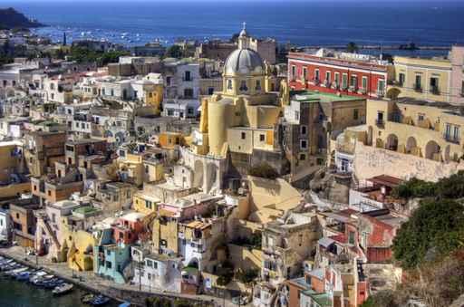 Procida Corricella Wall Decal Design 1