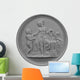 Round Female Emblem Wall Decal