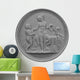 Round Female Emblem Wall Decal