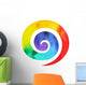Seven Spiraling Colors Chakra Wall Decal