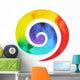 Seven Spiraling Colors Chakra Wall Decal